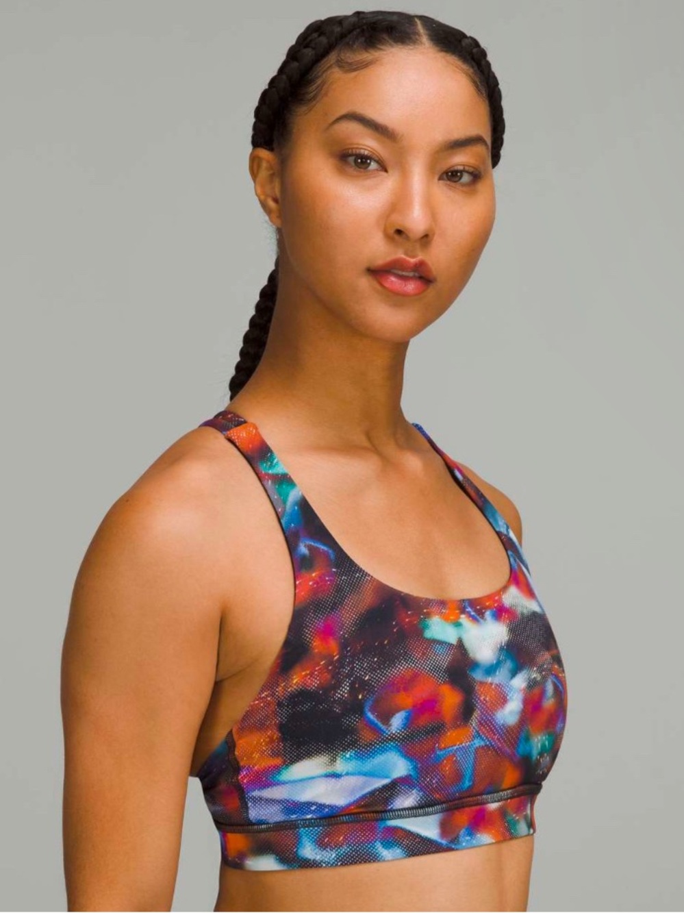 Lululemon Energy Adjustable Bra Medium Support B–D Cups in Hyper Drift Multi 6